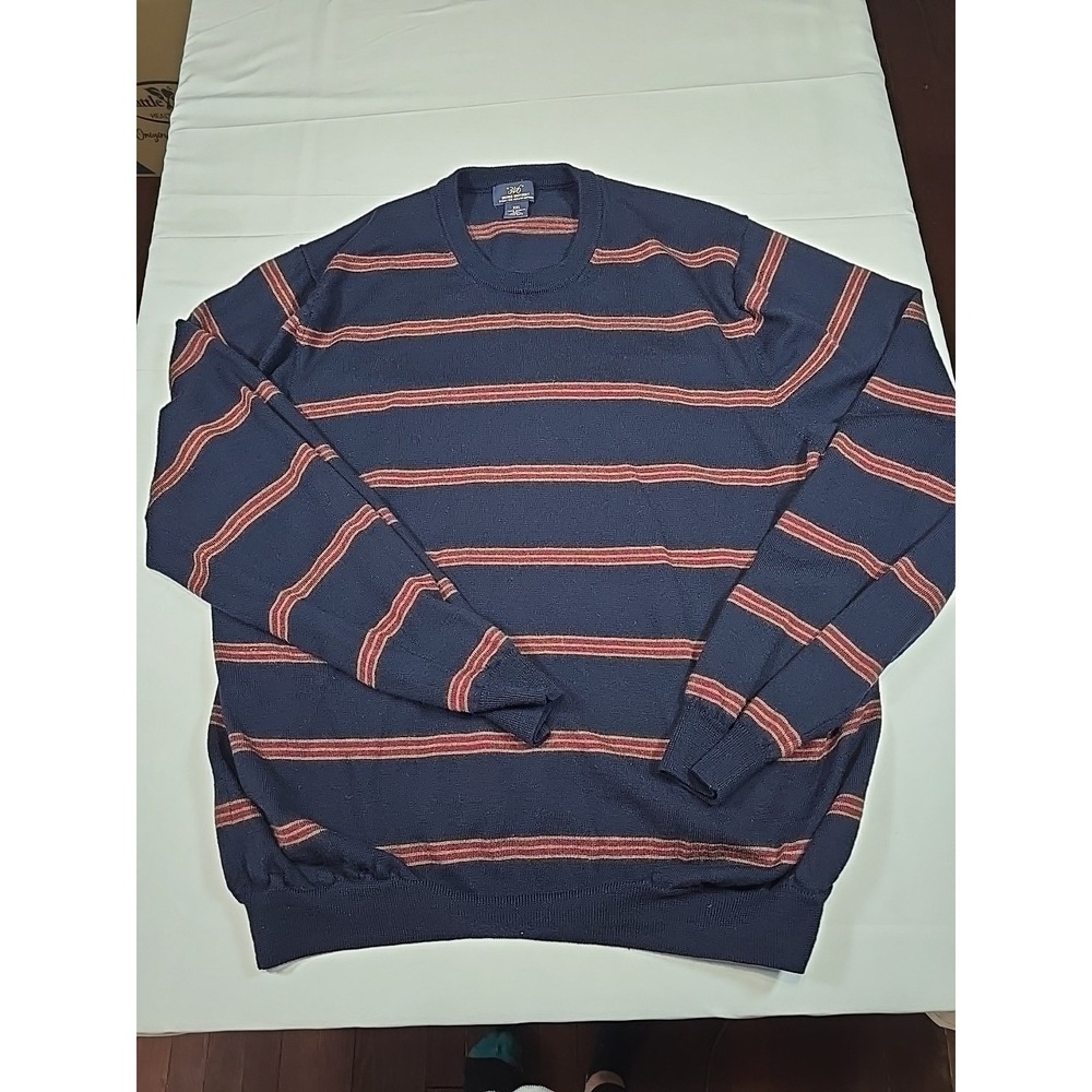 Brooks Brothers 346 Italian Wool Sweater 2XL Luxury Men's